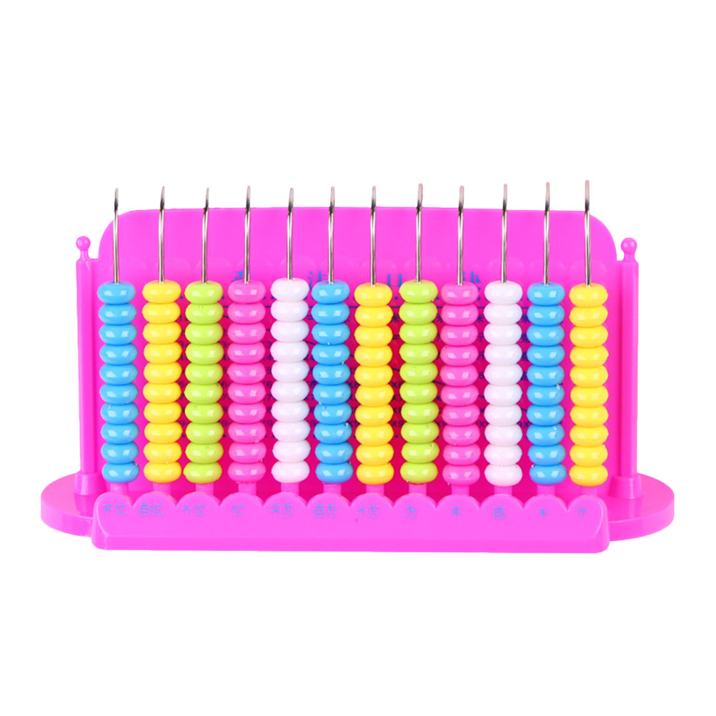 Kids Education Calculator - Ábaco de Plástico de 12 Dígitos,