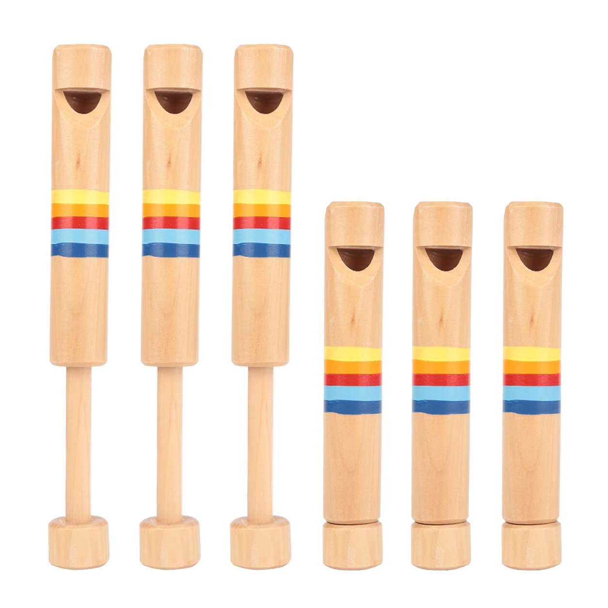 Kids Without Education - Silbato de madera con forma de