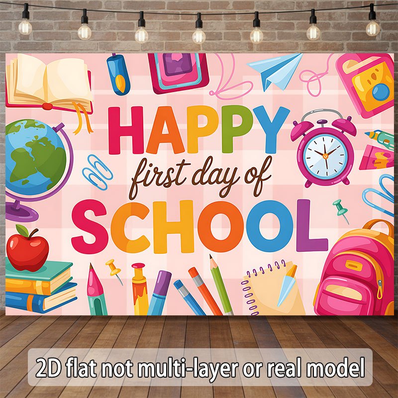 Happy Kids Education - Tapiz de Pared de Regreso a