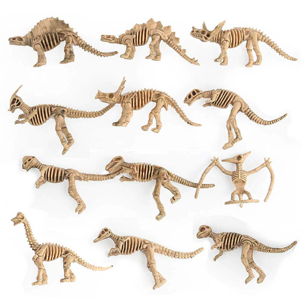 12 piezas de adornos de dinosa - Kids Education Desk reseña y precio