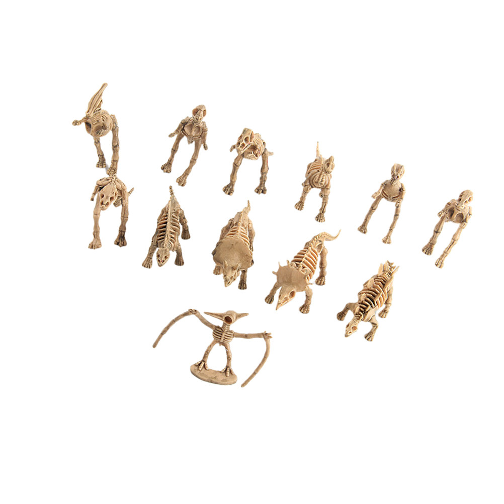 12 piezas de adornos de dinosa - Kids Education Desk reseña y precio
