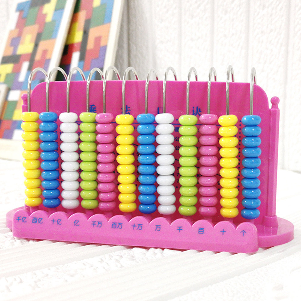 Ábaco de Plástico de 12 Dígito - Kids Education Calculator reseña y precio