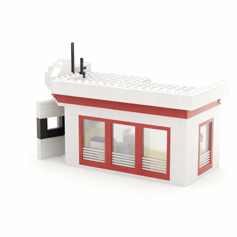 225 Piezas MOC Town, Centro Co - Kids Education Centre reseña y precio