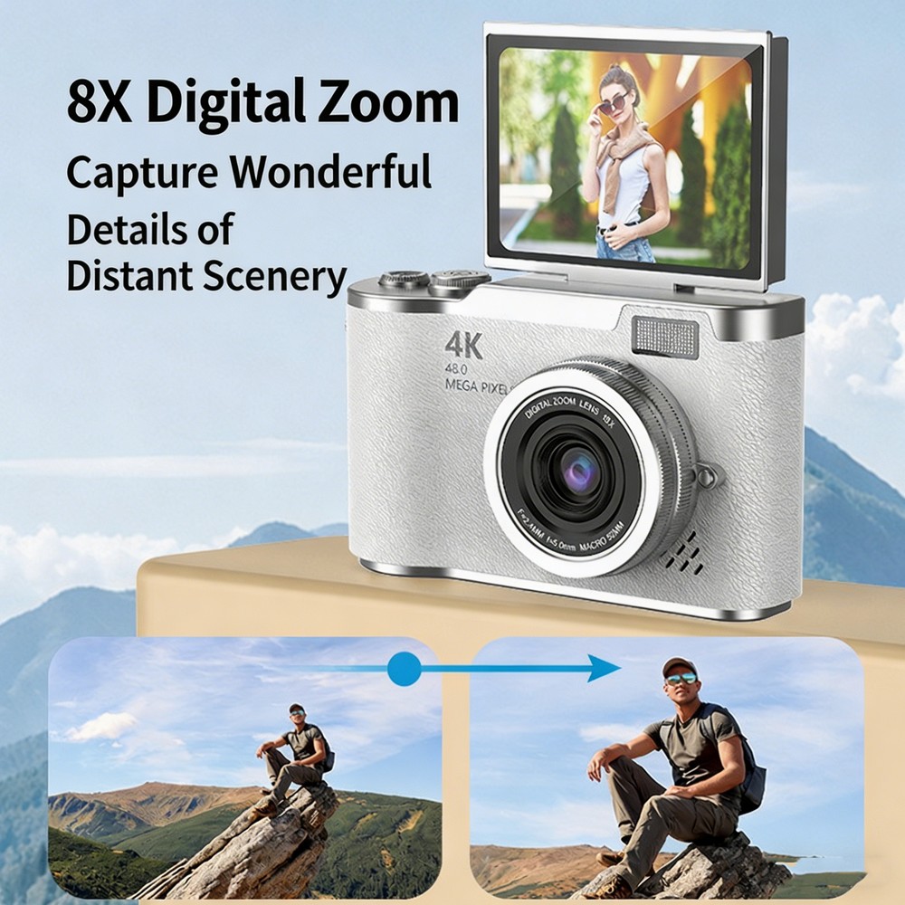 Cámara digital portátil 4K CCD - Kids Physical Education Videos reseña y precio