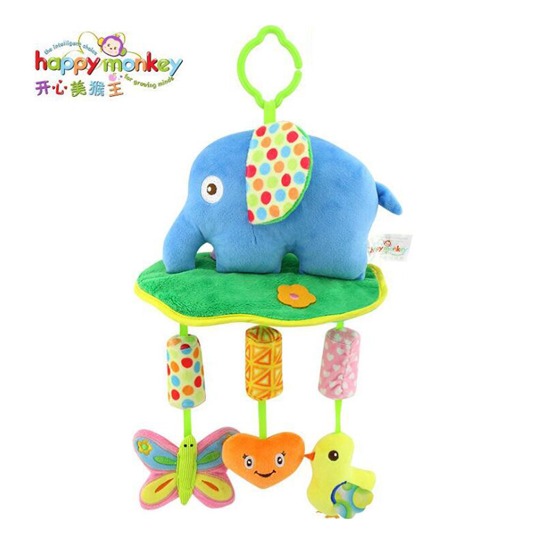 Mono feliz, sonajero de felpa  - Happy Kids Education reseña y precio