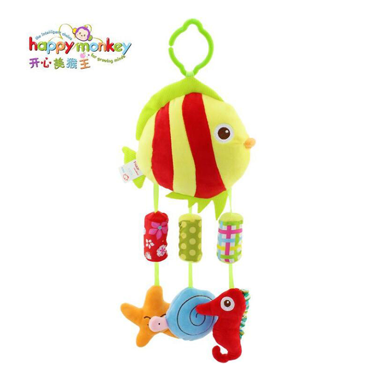 Mono feliz, sonajero de felpa  - Happy Kids Education reseña y precio