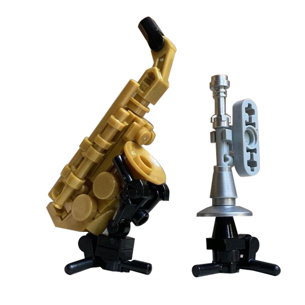 Gobricks-saxofón y trompeta pa - Kids Education Pdf reseña y precio