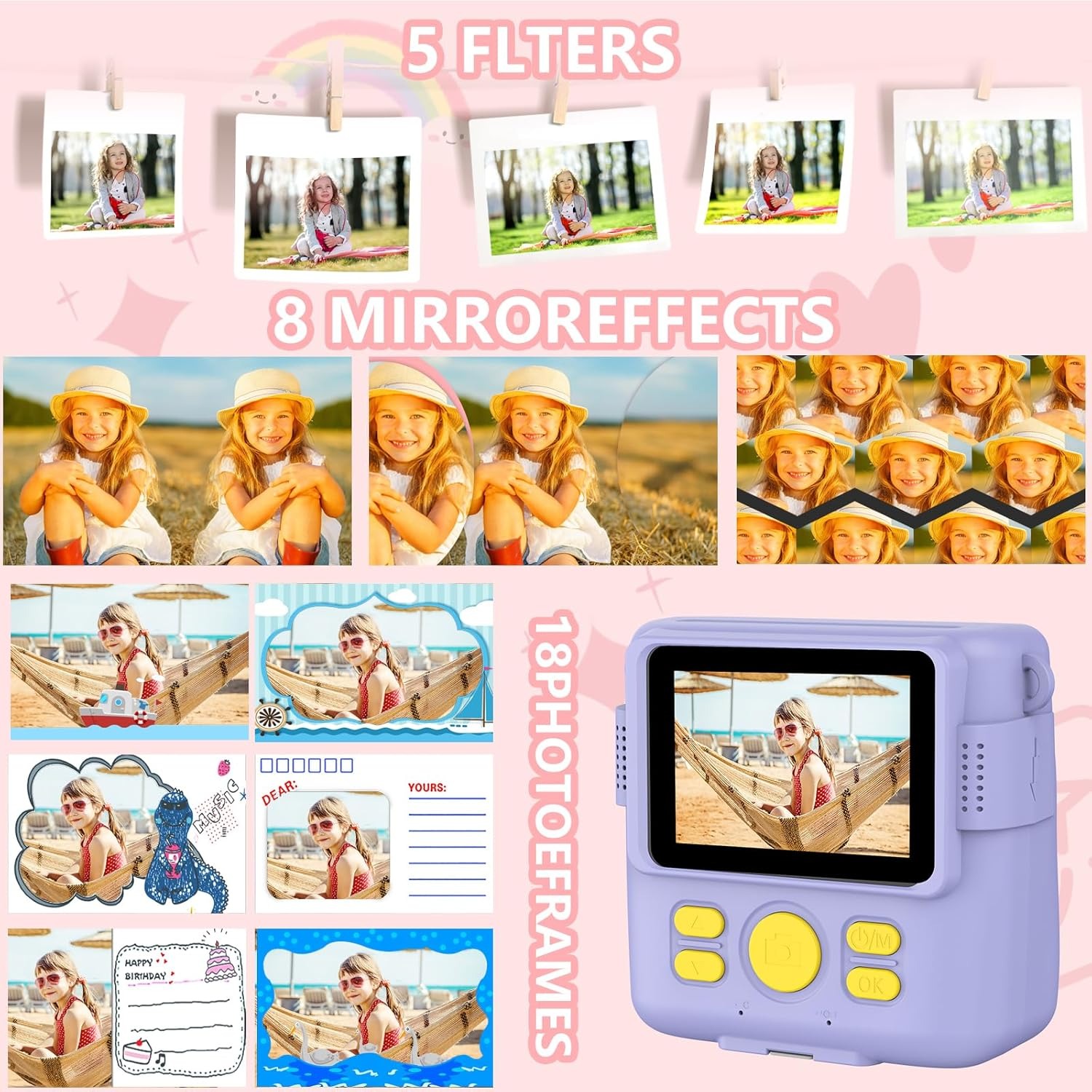InstantPrint-cámara Digital pa - Kids Physical Education Videos reseña y precio