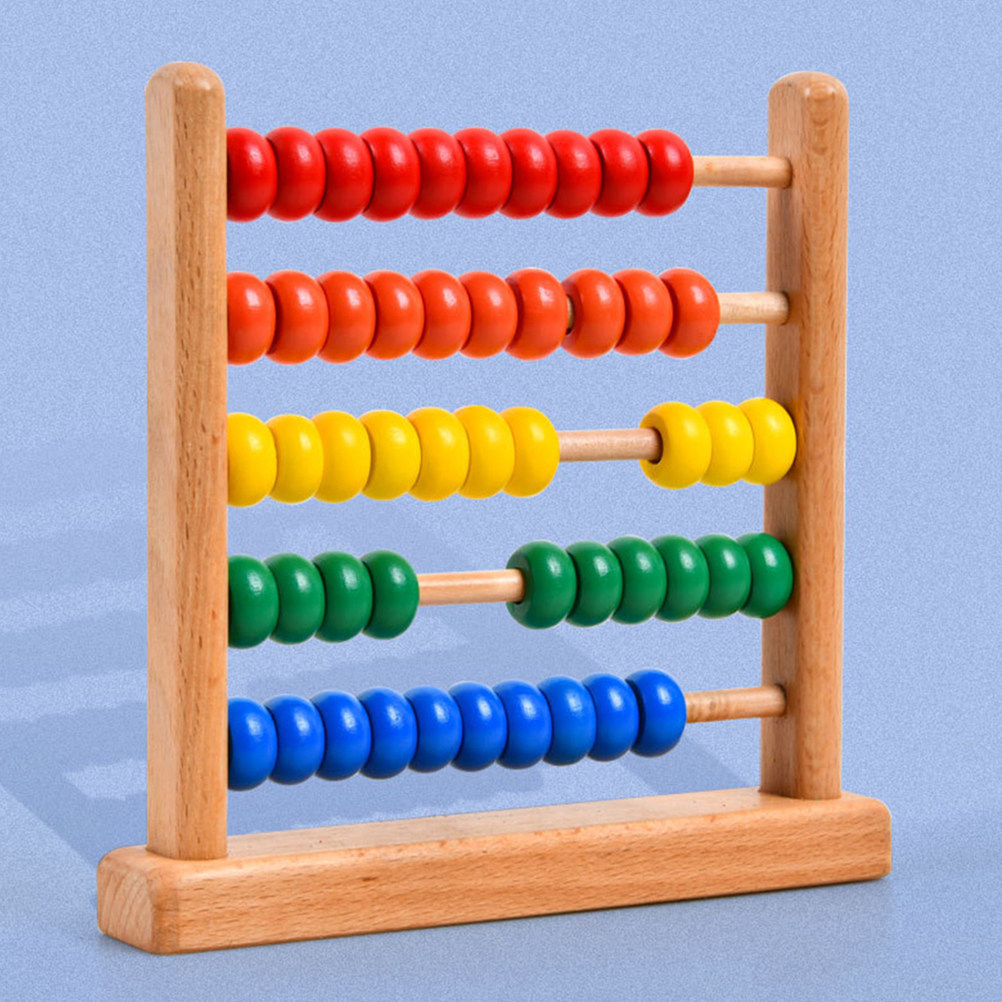 2 unidades de ábaco de madera  - Kids Education Calculator reseña y precio